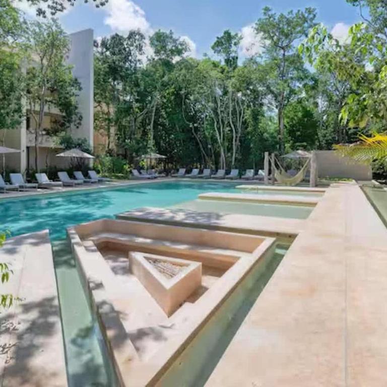 1st Flr Chic Jungle Studio - Priv Pool Steam & Gym - Studio - 3