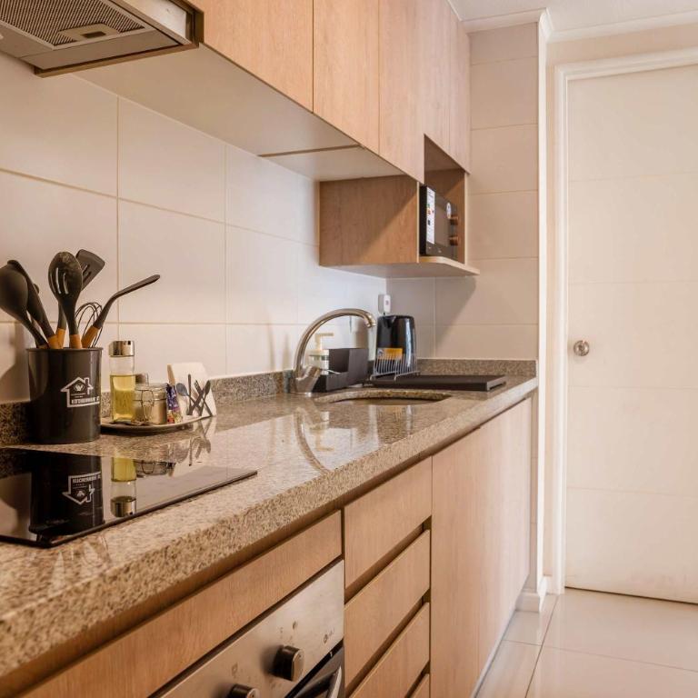 Bright Studio in Santiago Centro with City Views - Apartamento - 3