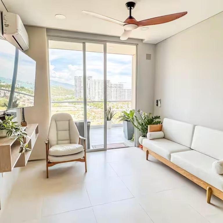 Apto de Lujo 2 Hab con Balcón y Vista al Mar - Apartamento de 2 dormitorios - 3