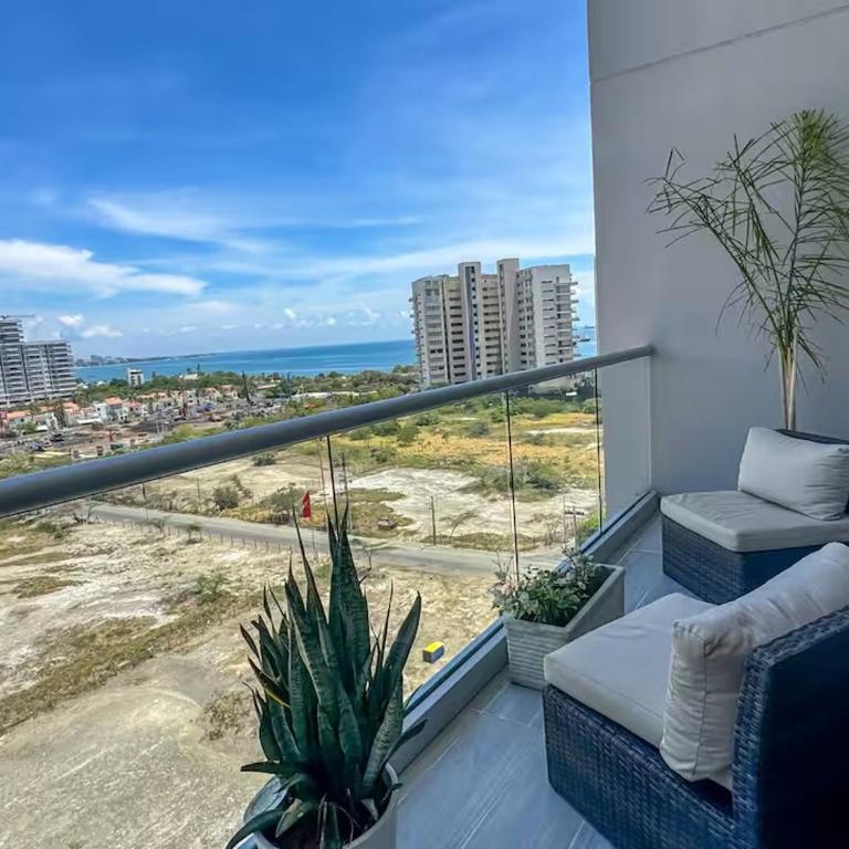 Apto de Lujo 2 Hab con Balcón y Vista al Mar - Apartamento de 2 dormitorios - 18