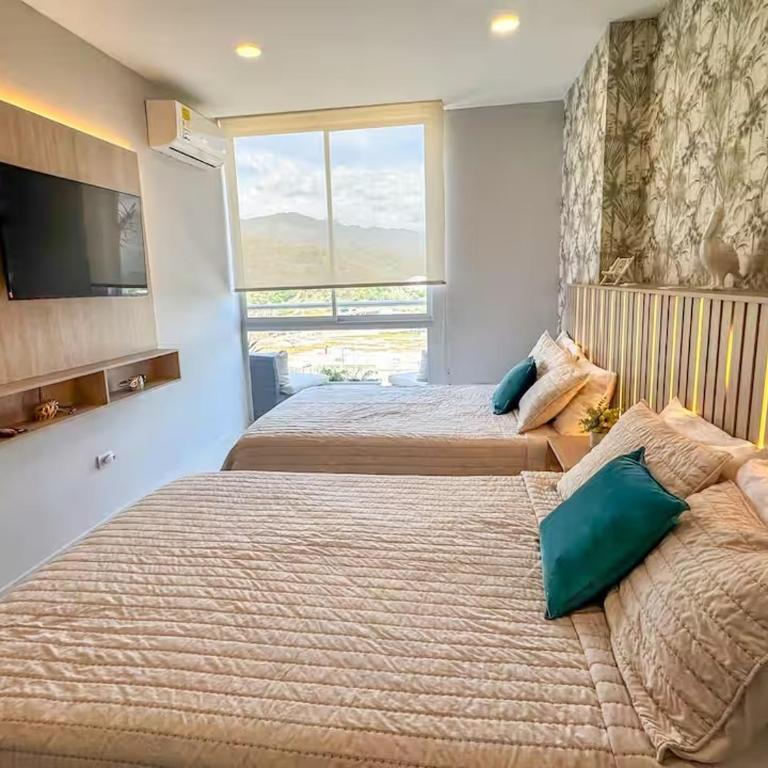 Apto de Lujo 2 Hab con Balcón y Vista al Mar - Apartamento de 2 dormitorios - 16