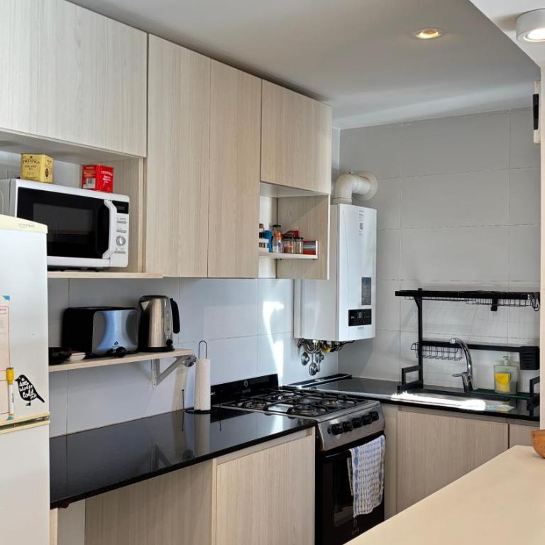 Depto premium 1 hab y balcón doble con cochera opc - One-Bedroom Apartment - 3