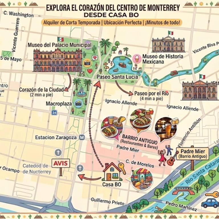 Casa Bo. A Pasos del Corazón de Barrio Antiguo - Habitación Doble - 9