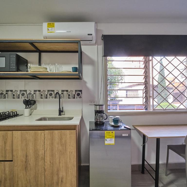 Living Blue medellín - One-bedroom Loft Apartment - 2
