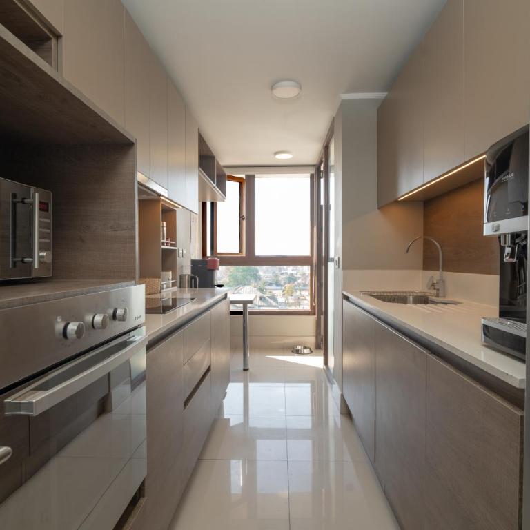 Moderno Depto 2D con Vista a la Cordillera, Terraza y Parking - Two-Bedroom Apartment - 6