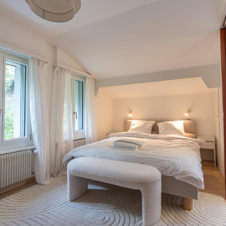 Schöne Dachwohnung im Zentrum von Leukerbad - Apartment mit 2 Schlafzimmern - 10
