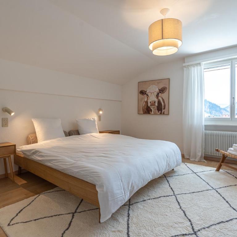 Schöne Dachwohnung im Zentrum von Leukerbad - Apartment mit 2 Schlafzimmern - 8