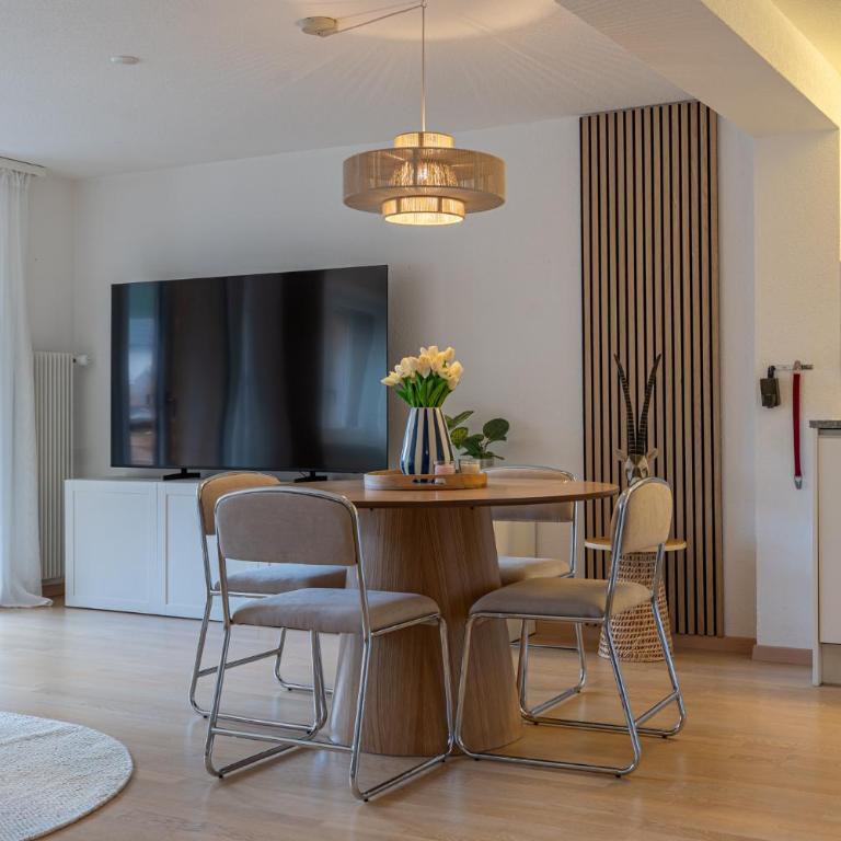 Schöne Dachwohnung im Zentrum von Leukerbad - Apartment mit 2 Schlafzimmern - 4