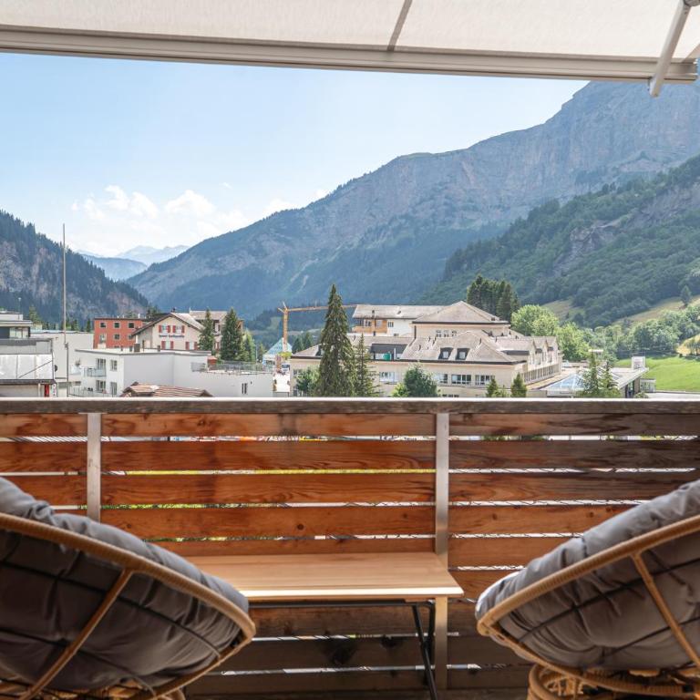 Schöne Dachwohnung im Zentrum von Leukerbad - Apartment mit 2 Schlafzimmern - 13