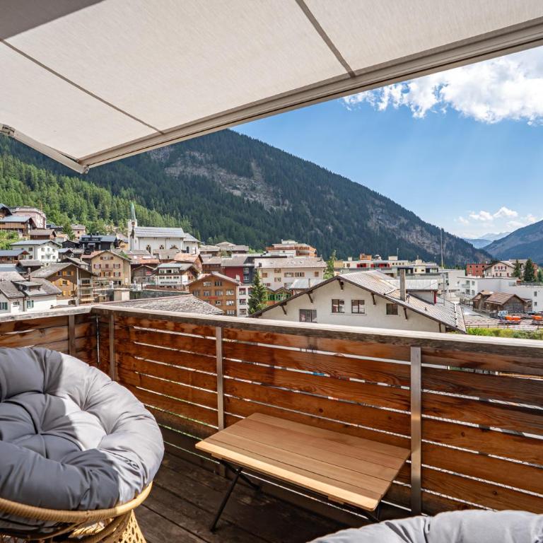 Schöne Dachwohnung im Zentrum von Leukerbad - Apartment mit 2 Schlafzimmern - 16