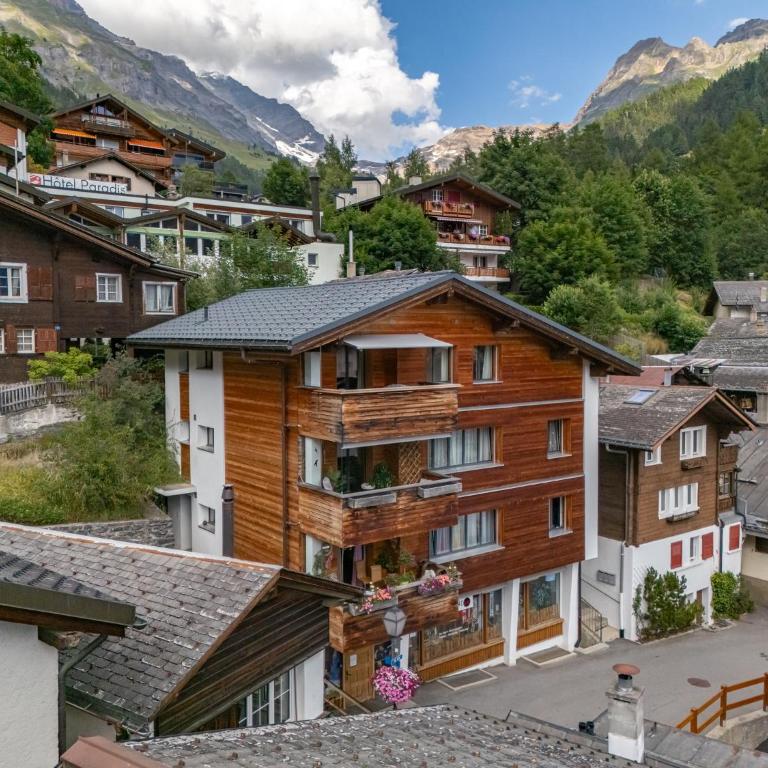 Schöne Dachwohnung im Zentrum von Leukerbad - Apartment mit 2 Schlafzimmern - 17