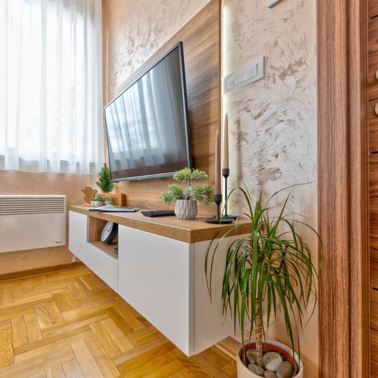 Apartman Holiday Binis Spa - Apartment mit 1 Schlafzimmer, Balkon und Bergblick - 14