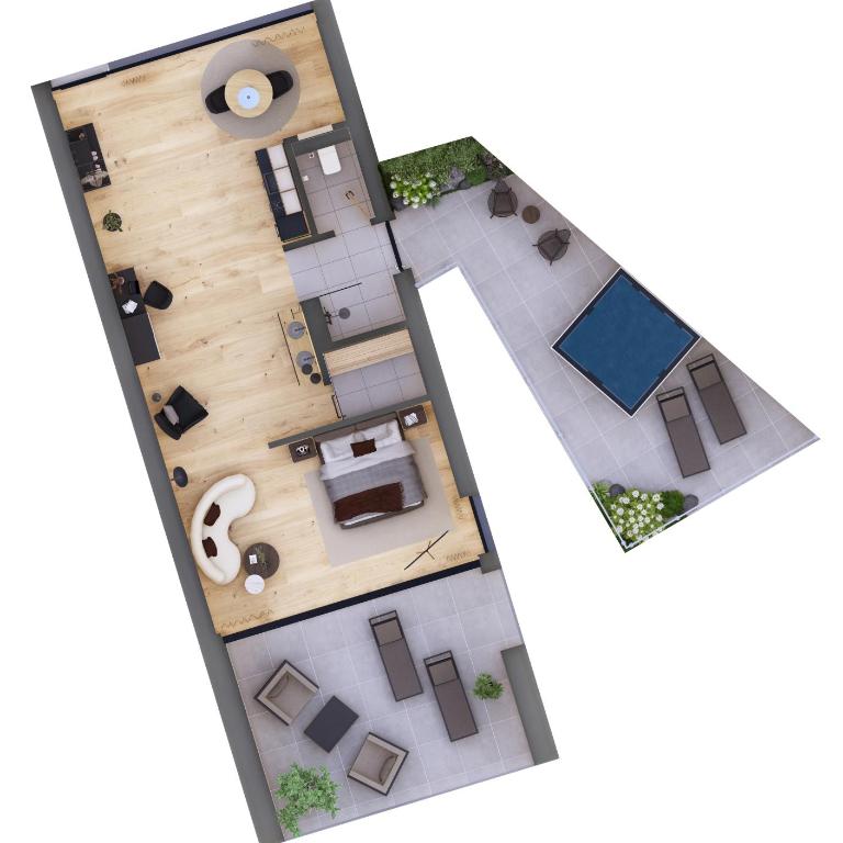 Cubea - Chalet mit 1 Schlafzimmer - 8