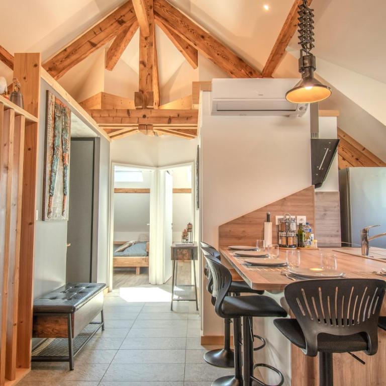 L'écrin Précieux - Clim, Spa, Sauna - 2 suites parentales - Appartement 2 Chambres - 14