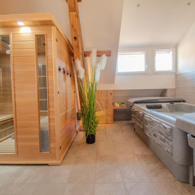 L'écrin Précieux - Clim, Spa, Sauna - 2 suites parentales - Appartement 2 Chambres - 5