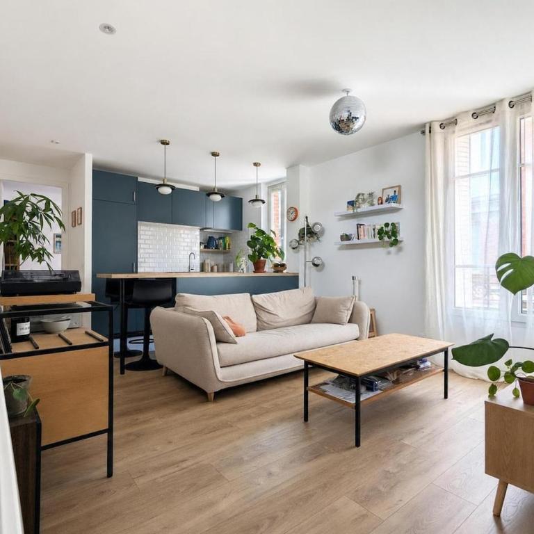Logement cosy et calme Belleville - 4 personnes - Appartement 2 Chambres - 1