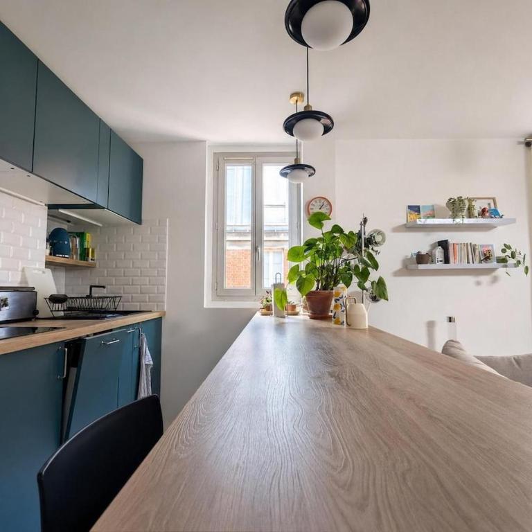 Logement cosy et calme Belleville - 4 personnes - Appartement 2 Chambres - 6