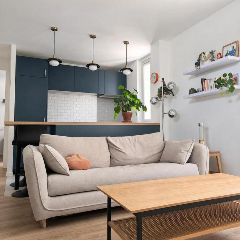Logement cosy et calme Belleville - 4 personnes - Appartement 2 Chambres - 25
