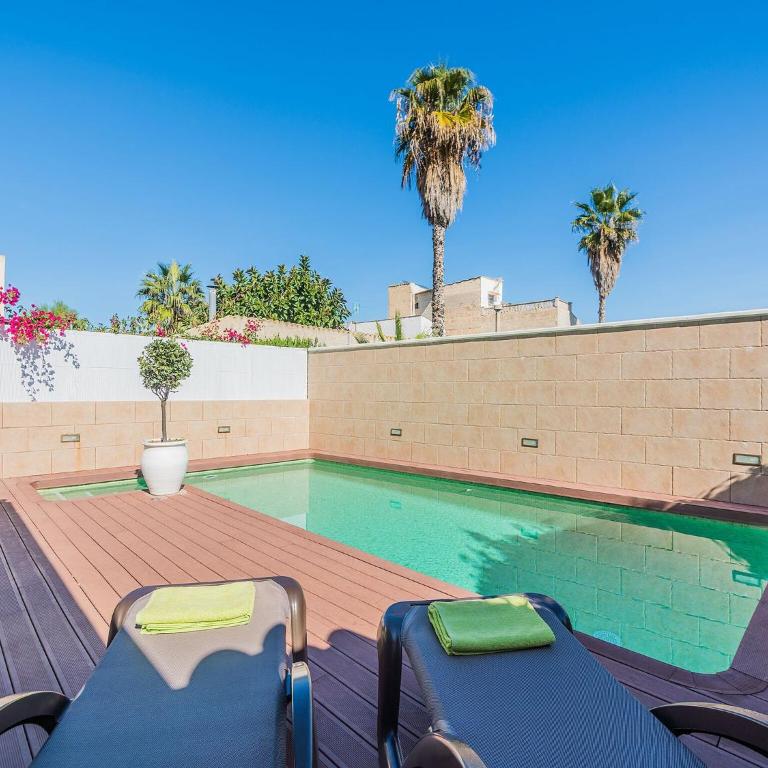 Beach Chalet with Pool for 6 - Chalet de 3 dormitorios - 2