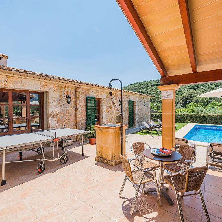 Single-Level Villa with Pool, Pollença - Casa di Campagna con 4 Camere da Letto - 6