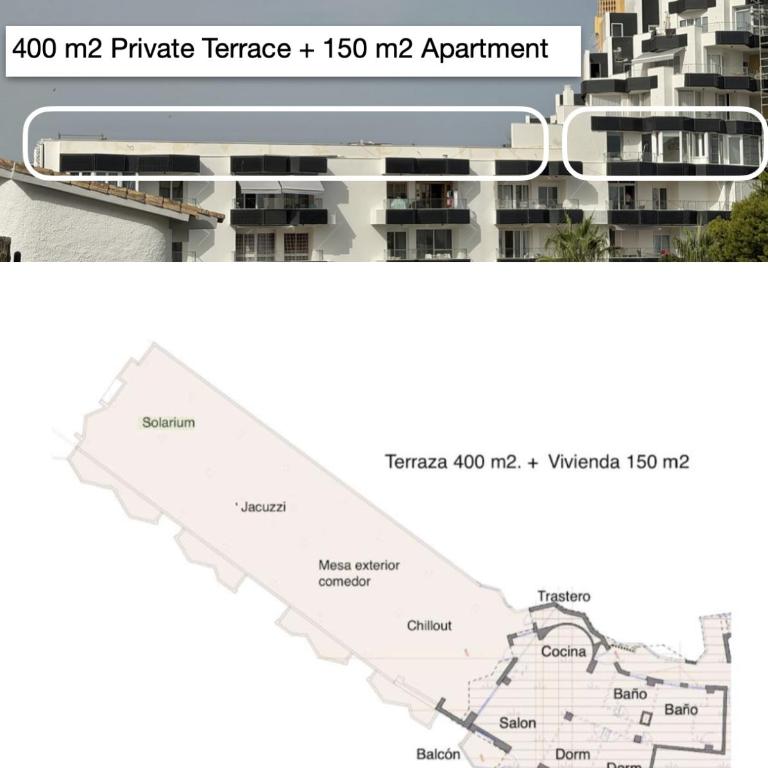 Ocean Breeze Penthouse - 550 m2, Jacuzzi, Terraza y Vistas al Mar - Apartamento con vistas al mar - 12