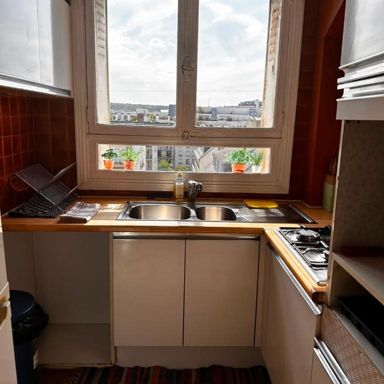 Appartement d'artiste Métro & Terrasse - Appartement 1 Chambre avec Balcon - 32