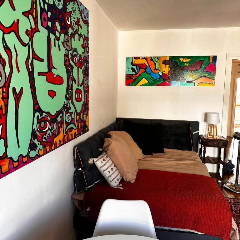 Appartement d'artiste Métro & Terrasse - Appartement 1 Chambre avec Balcon - 13