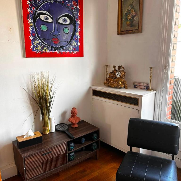 Appartement d'artiste Métro & Terrasse - Appartement 1 Chambre avec Balcon - 26