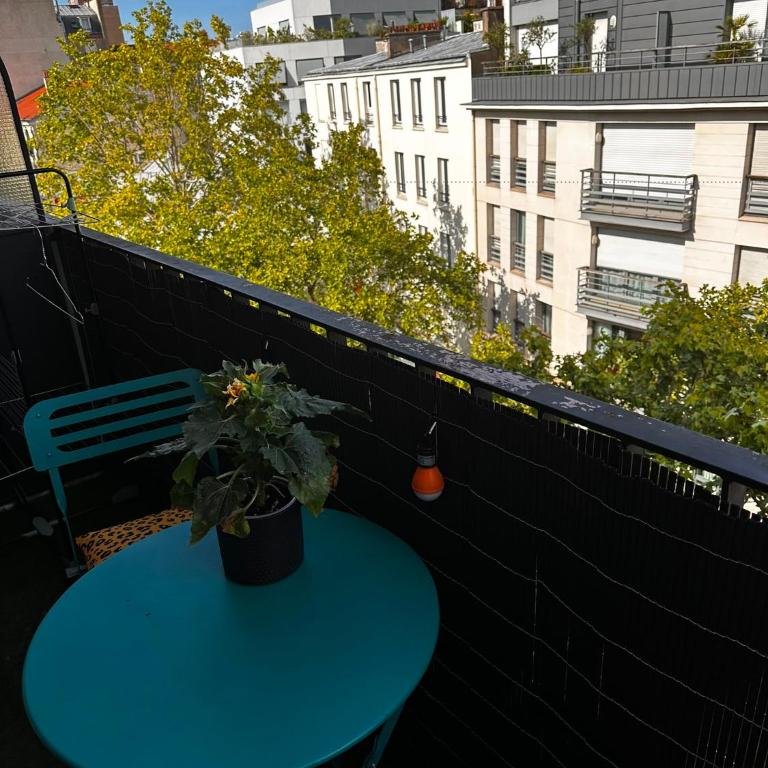 Appartement d'artiste Métro & Terrasse - Appartement 1 Chambre avec Balcon - 42