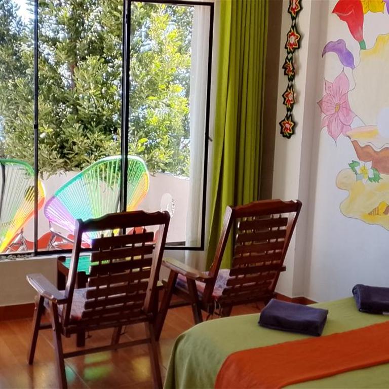 Jardín Andino Hostal - Habitación Doble con vistas al lago - 5