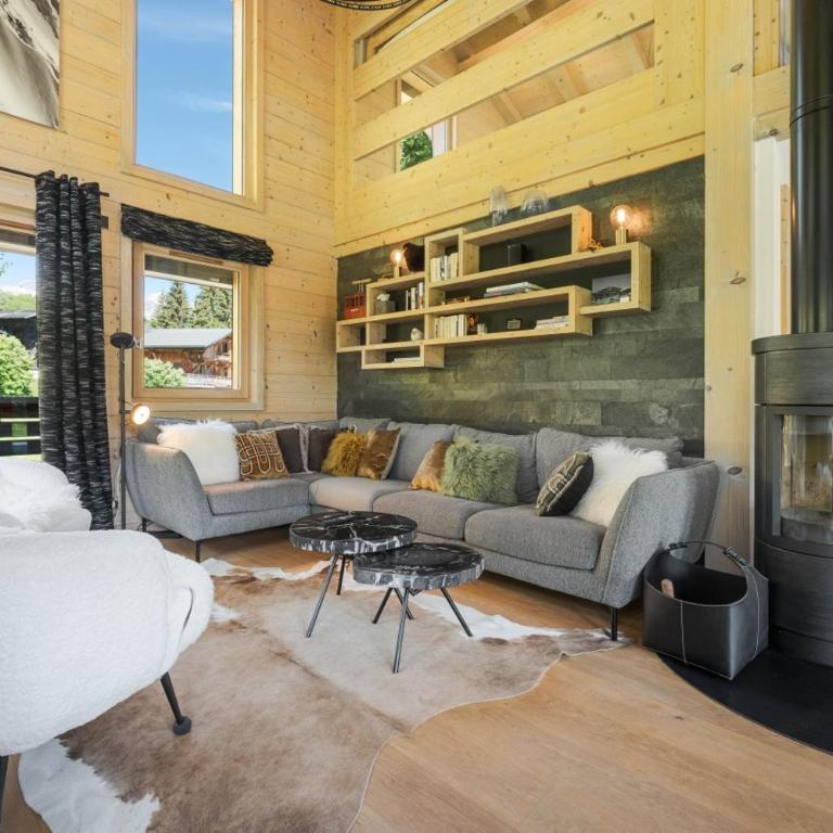 Monte Bianco - Chalet Vue 8pax Bain Nordique Sauna - Chalet - 42