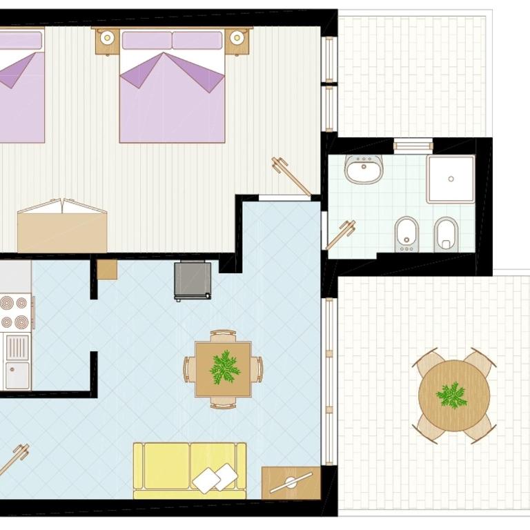 Tre C - Appartamento con 1 Camera da Letto - 8