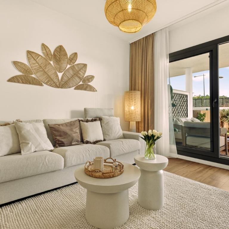 Casa Palmera Stylish Garden Apt Pool Estepona - Two-Bedroom Apartment with Terrace - 4