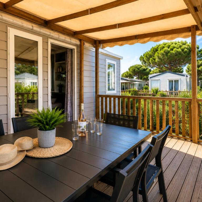 Le Cocon du Mar Estang - Terrasse, clim, 8 Pers - Mobile Home - 9