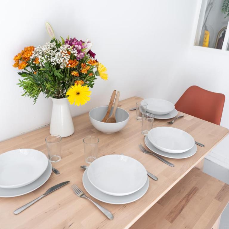 Urban White - loft lumineux avec terrasse - Studio - 14