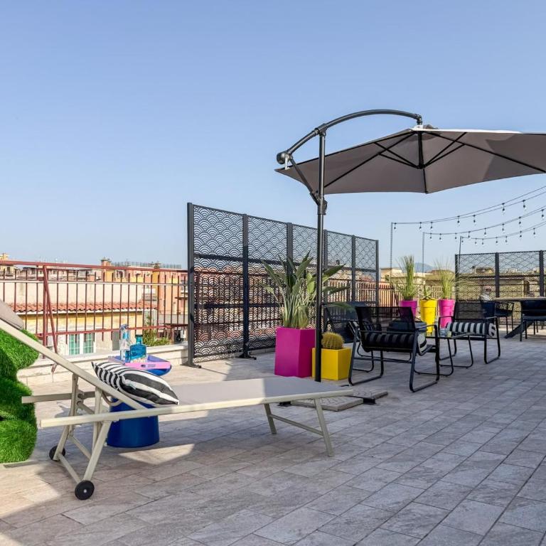 Secret Rooftop Suite - Tor Vergata Metro C - Appartamento con 1 Camera da Letto - 15
