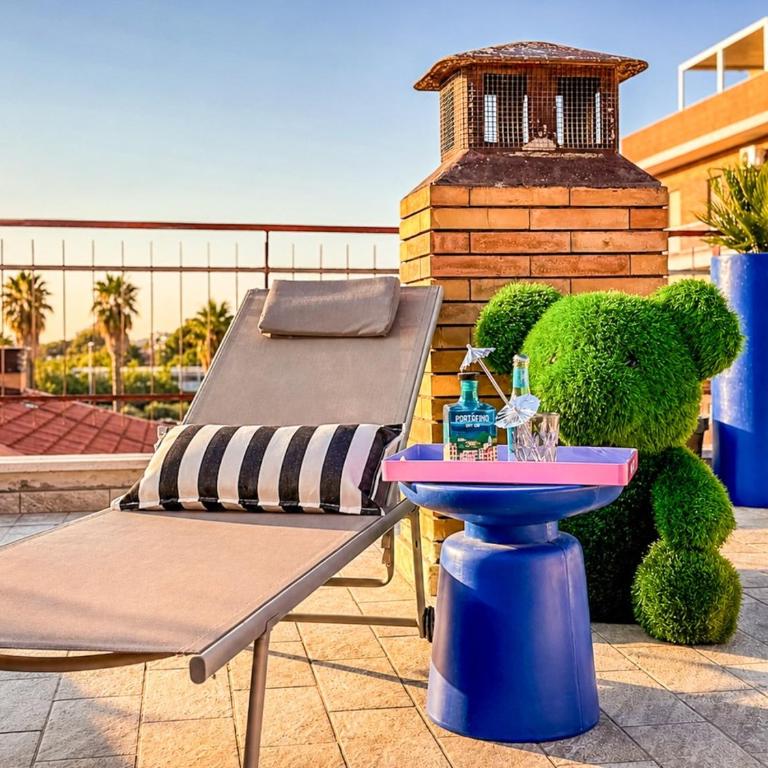 Secret Rooftop Suite - Tor Vergata Metro C - Appartamento con 1 Camera da Letto - 16