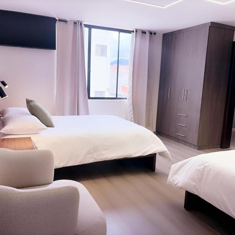 Casa Herrerías Hotel & Confort - Habitación Doble Superior - 2 camas - 5