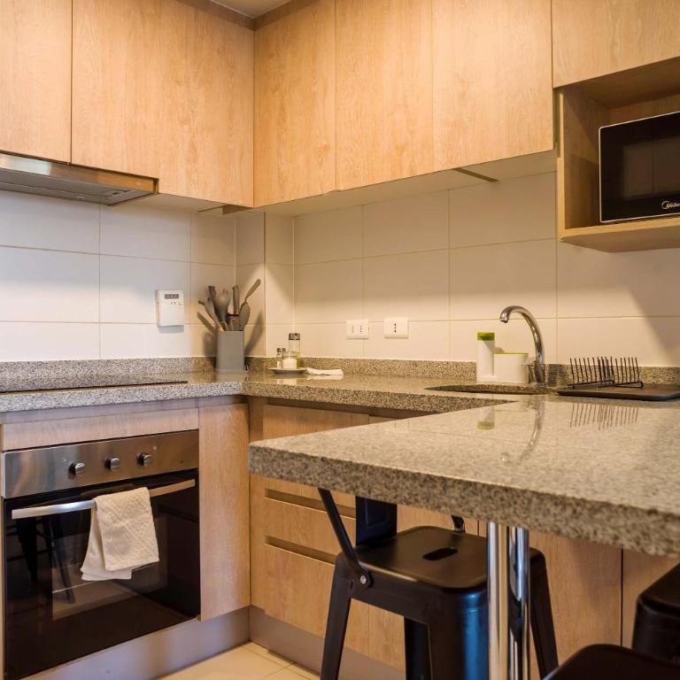 Elegant 1BR Urban Retreat in Santiago Modern Stay - Apartment - 4