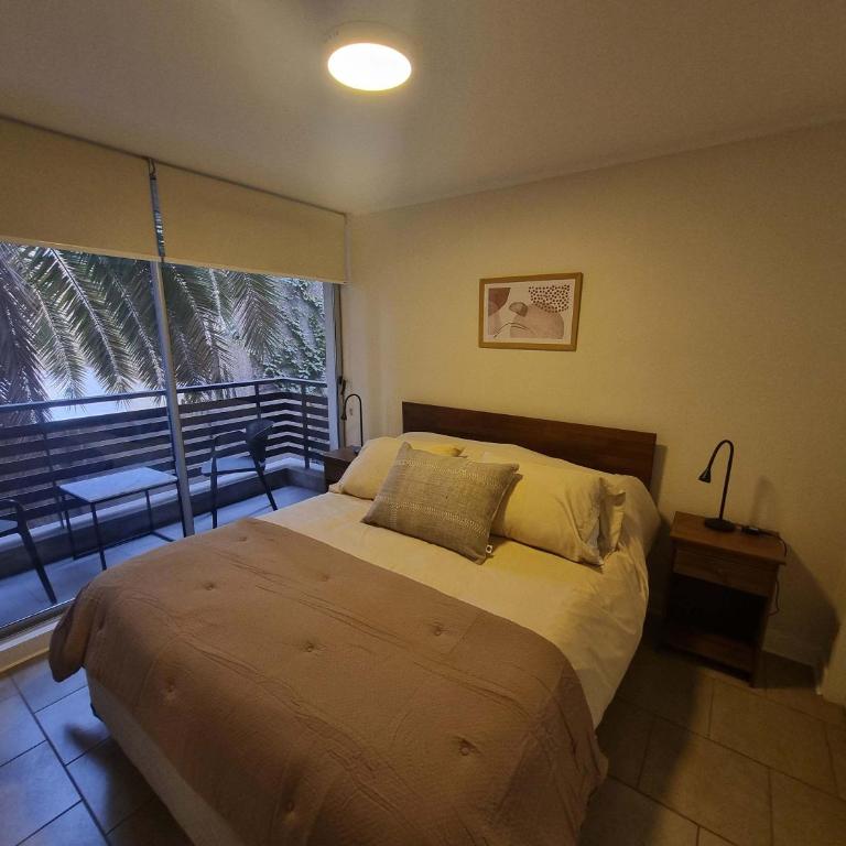 Central 1BR1BA in Santiago Balcony & Nearby Metro - Apartamento - 2