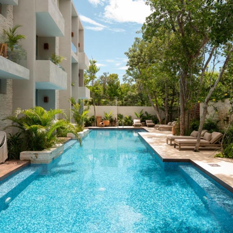 NHOA 106A Lux 2BR Condo Plunge Pool in Aldea Zama - Two-Bedroom Apartment - 20
