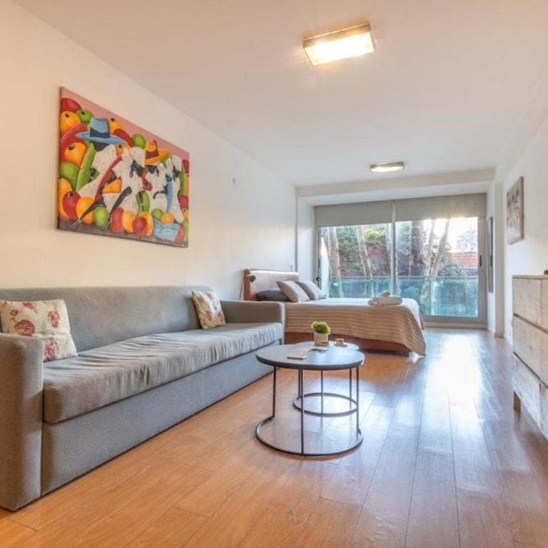 Ideal para ejecutivos con cochera, sala de conferencias, gym, pileta y seguridad 24hs - One-Bedroom Apartment - 5