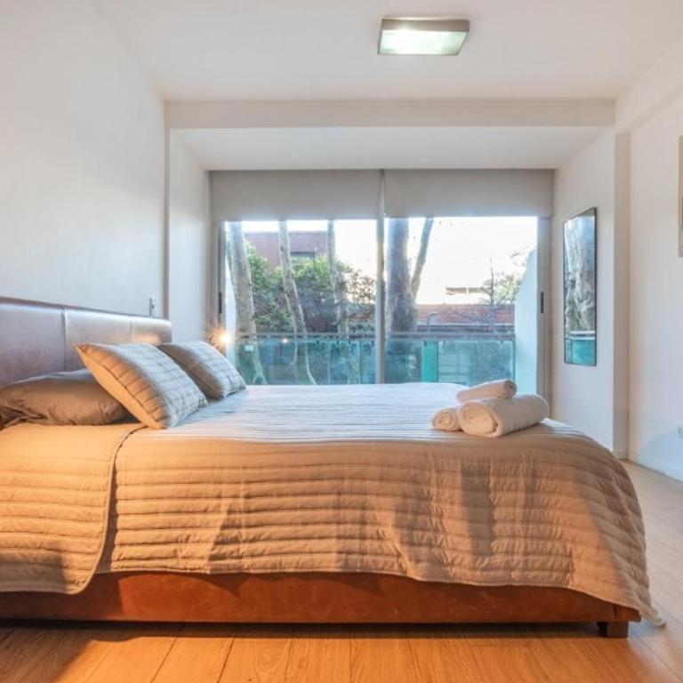 Ideal para ejecutivos con cochera, sala de conferencias, gym, pileta y seguridad 24hs - One-Bedroom Apartment - 27