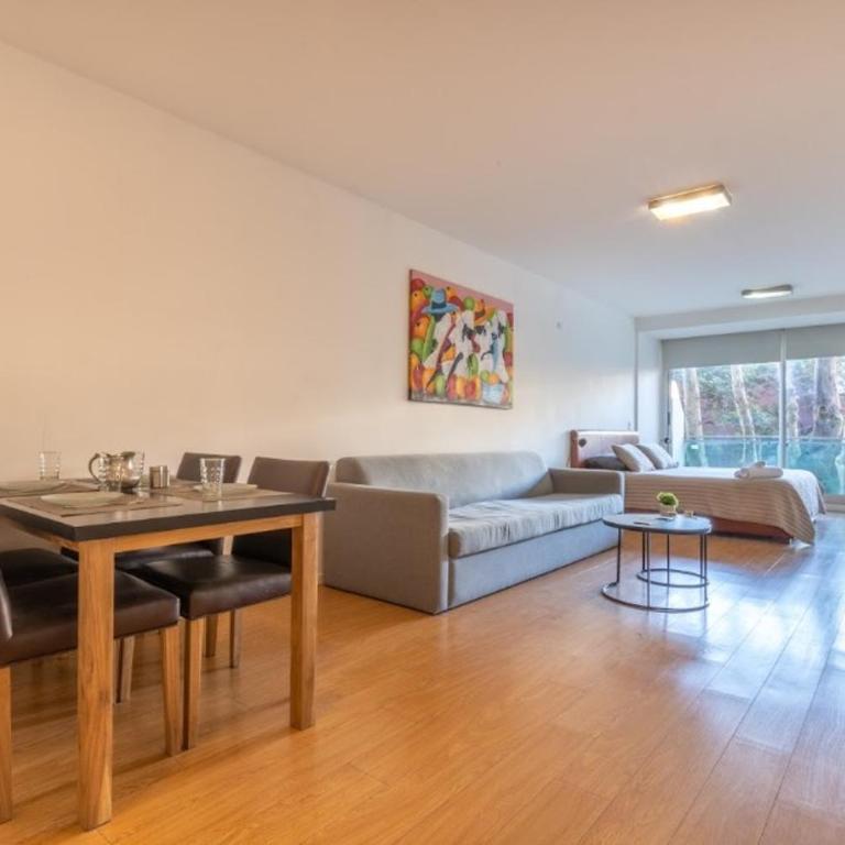 Ideal para ejecutivos con cochera, sala de conferencias, gym, pileta y seguridad 24hs - One-Bedroom Apartment - 11