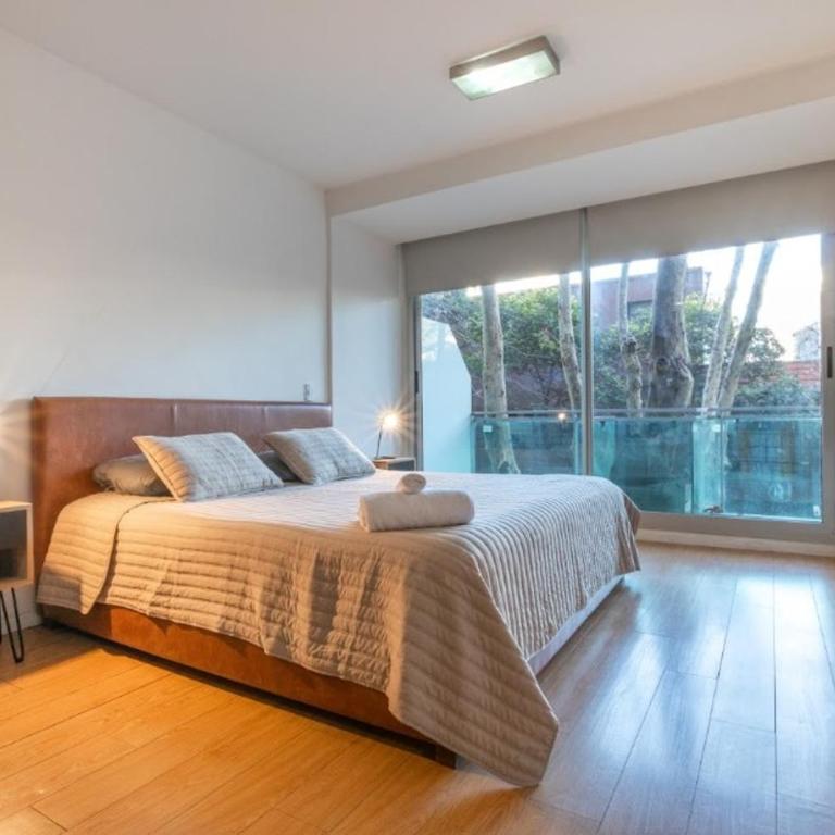 Ideal para ejecutivos con cochera, sala de conferencias, gym, pileta y seguridad 24hs - One-Bedroom Apartment - 16