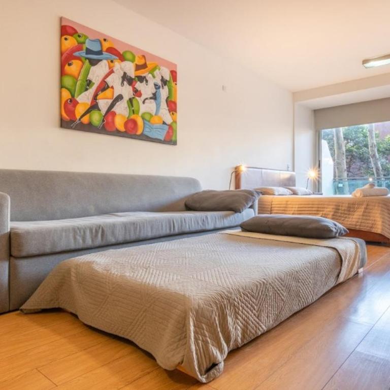 Ideal para ejecutivos con cochera, sala de conferencias, gym, pileta y seguridad 24hs - One-Bedroom Apartment - 40