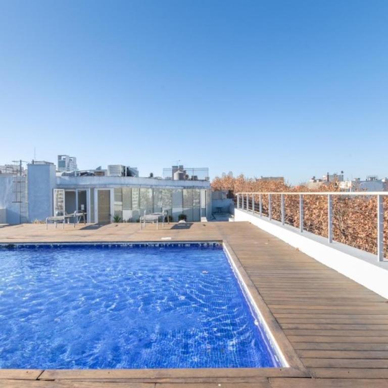 Ideal para ejecutivos con cochera, sala de conferencias, gym, pileta y seguridad 24hs - One-Bedroom Apartment - 18