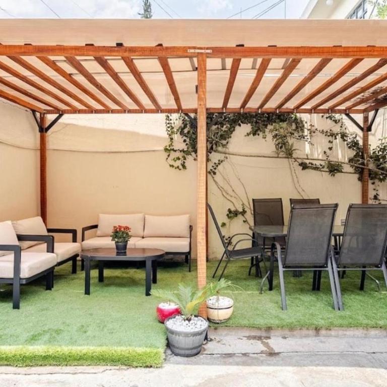 Casa de 1 Piso con Jardín cerca del aeropuerto CDMX 3 Recámaras y Parking - Ferienhaus mit 3 Schlafzimmern - 1