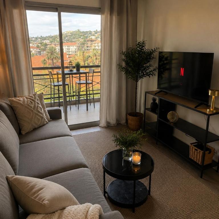 Cannes Beach Residence -Terrace- 2min to Beach - AC - WIFI - Pool - Appartement 1 Chambre - 1