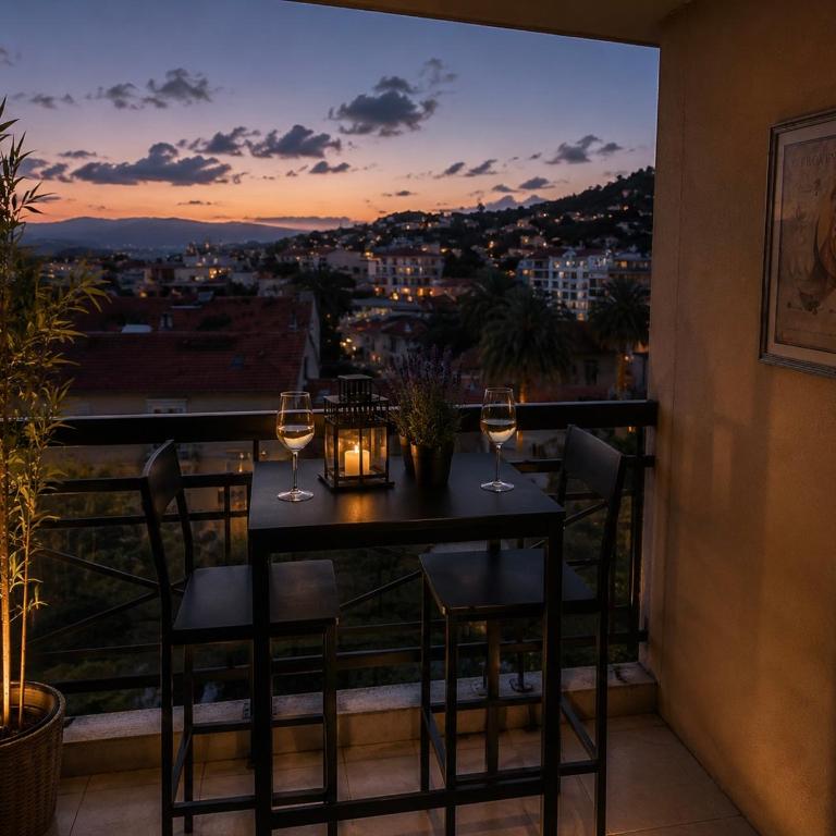 Cannes Beach Residence -Terrace- 2min to Beach - AC - WIFI - Pool - Appartement 1 Chambre - 10